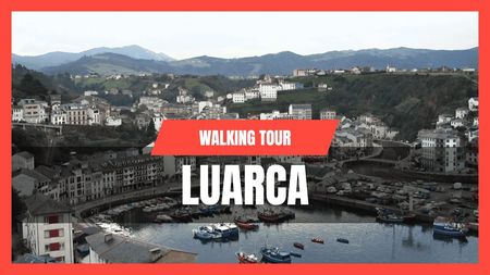 This is a thumbnail for the video: Walking tour Luarca | North of Spain [4K]