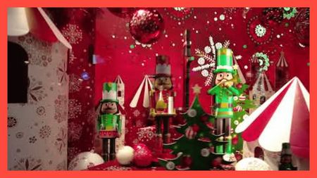 This is a thumbnail for the video: Christmas lights Oviedo | Spain 2021